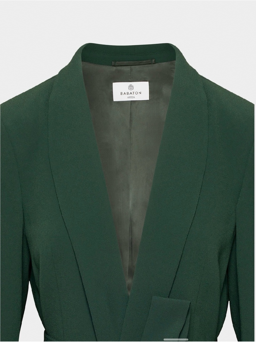 ARITZIA BABATON Executive Blazer - green - Picture 6 of 14